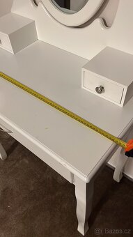 Toaletní stolek - bílý - 6