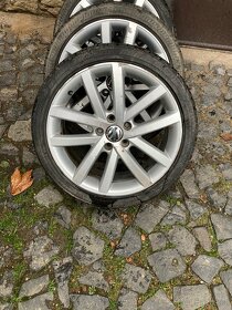 18”Alu kola-5-112 Skoda,Vw zimní pneu - 6