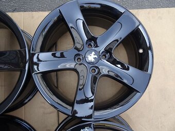 Alu disky černé origo Peugeot, 17", 4x108, ET 32, šíře 7,5J - 6