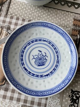 Nová retro souprava z čínského porcelánu I - rýžové zrno - 6