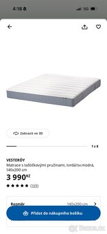 Matrace 140x200 - 6