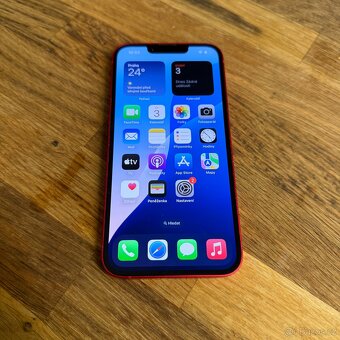 iPhone 14 128GB červený, pěkný stav, 12 měsíců záruka - 6