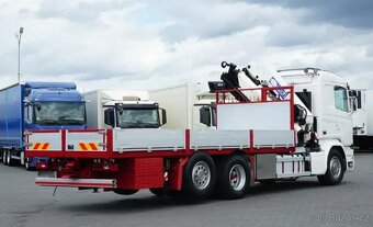 Scania G 490 - 6x2 - Valník + HR-HMF 3220 K7 - 6