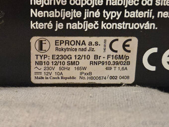 Prodám automatická nabíječka baterií 12V Eprona NB10 - 6