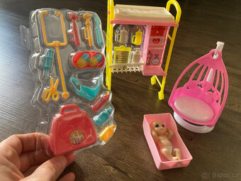 barbie kuchynka, hračky, doplnky, stan - 6