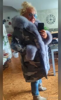 Maskáč bunda/parka zimní - 6