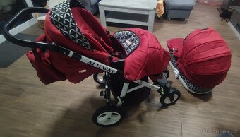 Kombinovaný kočárek 3v1 (vajíčko, hluboký, golf) - 6