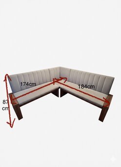 Sedací rohová lavice - 6