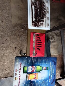 Malá sbírka pivních ceduli. Celkem 16kusu - 6
