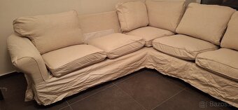 IKEA EKTORP rohová s potahem SVANBY - 6