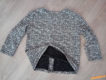 DÁMSKÝ HEZKÝ MELÍROVANÝ SVETŘÍK - vel.L / zn.Zebra - 6