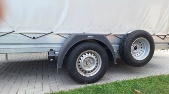 Prodám Sklopný nákladní vozík 1500 kg s plachtou, možnost od - 6