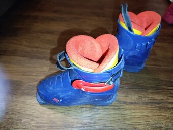 Lyže 80 + lyzaky - 6