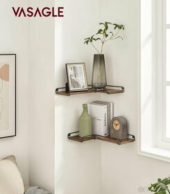 Nové 2ks rohové police Vasagle - 6