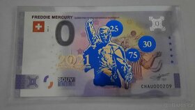 0€ / 0 euro suvenírová bankovka prítlač gold - výmena - 6