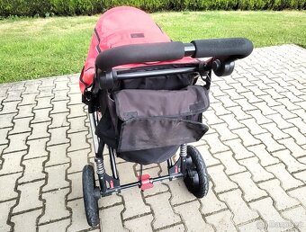 Kočárek OUTnABOUT Nipper single red červený včetně pláštěnky - 6