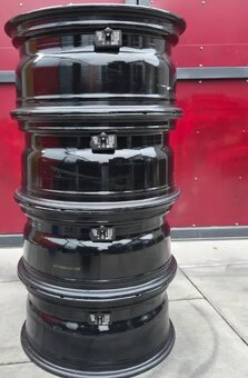 17"ČERNÉ ALU LITÉ DISKY 5x114.3 MAZDA ET-50+ČIDLA - 6