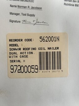 Senco SCN40R pneumatická hřebíkovačka + kufr - 6