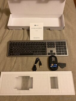 klávesnice bezdrátová + myš iClever GK08 - 6