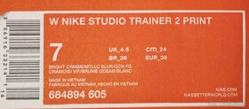 boty Nike studio trainer 2 print women vel. 38 - 6