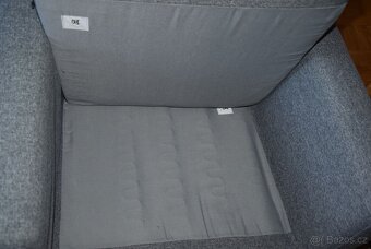 Křeslo IKEA KOARP potah Gunnared šedá, robustní a stabilní - 6