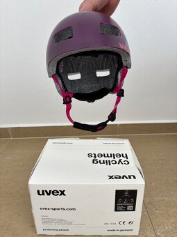 Dívčí cyklistická helma zn. UVEX, vel. 51-55 cm - 6