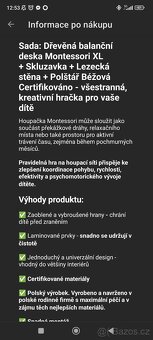 Montessori balanční oblouk xl - 6