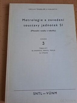 METROLOGIE a zavedení soustavy jednotek SI, KOMPLET 1975 - 6