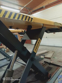 Prodám nůžkový hever 3t - 6
