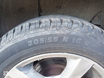 Letní pneumatiky 205/55 R16 + Al kola Dezent R 16 - 6