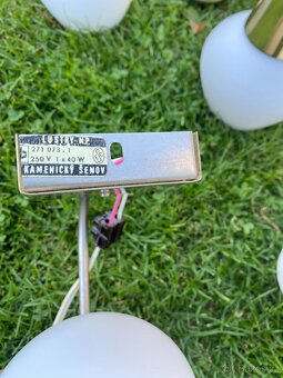 starý lustr kamenický šenov retro lustr nástěnná lampička - 6