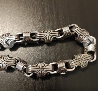 Predám stribrnu stribrna reťaz retizek 925 robenu na zakazku - 6