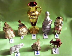 Karafa z Benátek a sošky. - 6