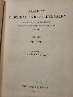 Válečné dějiny a Třicetiletá válka - edice pramenů - 6