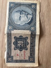 20 korun série JF, A. Rašín, M.R.Štefánik. RARE - 6
