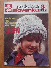 7 x slovenský módní časopis praktická slovenka. 1971, 1972 - 6