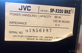 REPROSOUSTAVY JVC SP-X 220 (ROK 1988) 60/120W - 6