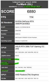 RTX3080 ASUS TUF - 6