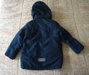 Dětská modrá zimní bunda/parka vel.122 zn.H&M - 6