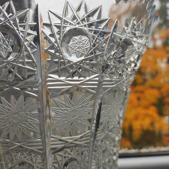 velká broušená váza - 6