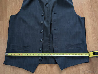 Pánský oblek, sako + kalhoty + vesta - 6