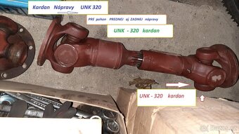 Kardany   a dily  UNK320  ,LKT 120  UNC201 - 6
