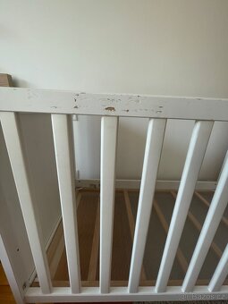 Dětská postýlka IKEA (Sundvik) s matrací a příslušenstvím - 6