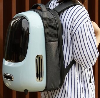 Klimatizovaný cestovní batoh pro kočku/psa - 6