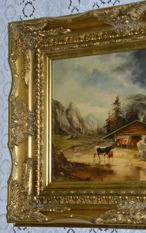 Obraz - V podhůří - olej na desce - 6