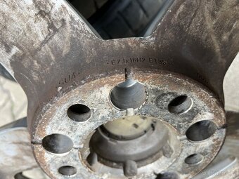 4x alu disky 5x112 R16, letní pneu 50% - 6