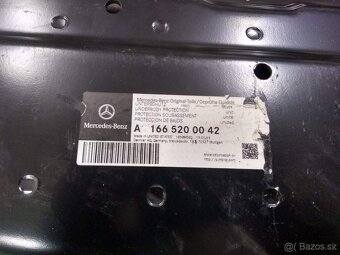 Mercedes ML GLE W166 166 2011 - 2019 ochranny kryt pod motor - 6
