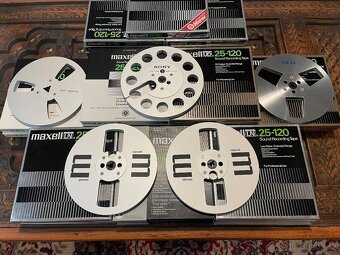 magnetofonové pásky Maxell 18cm+ alu cívky - 6