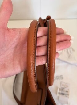 Michael Kors kožená taška hnědá - 6