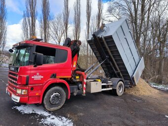 Traktor Scania s hydraulickou rukou a nosičem kontejnerů - 6